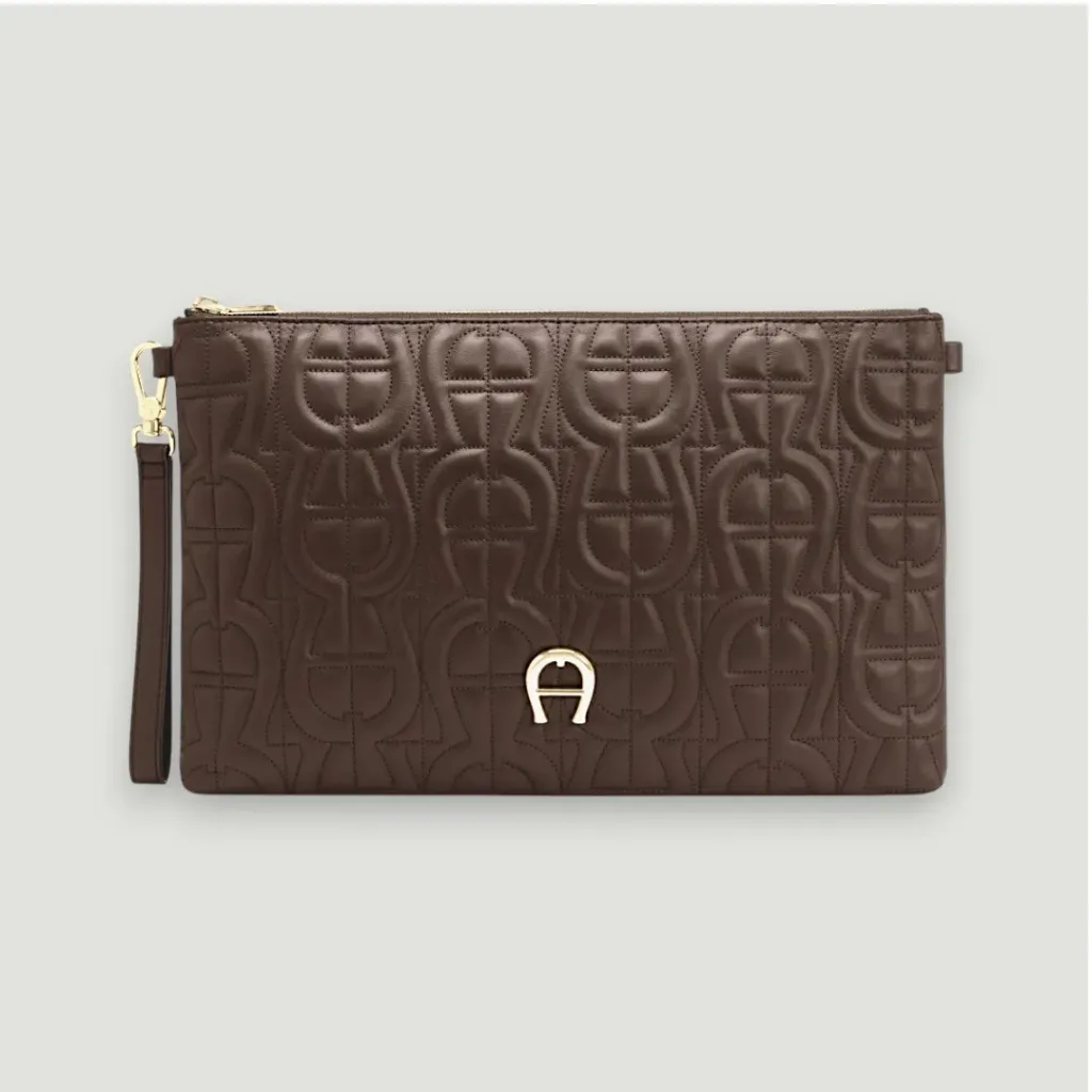 Aigner Pochette en cuir DIADORA